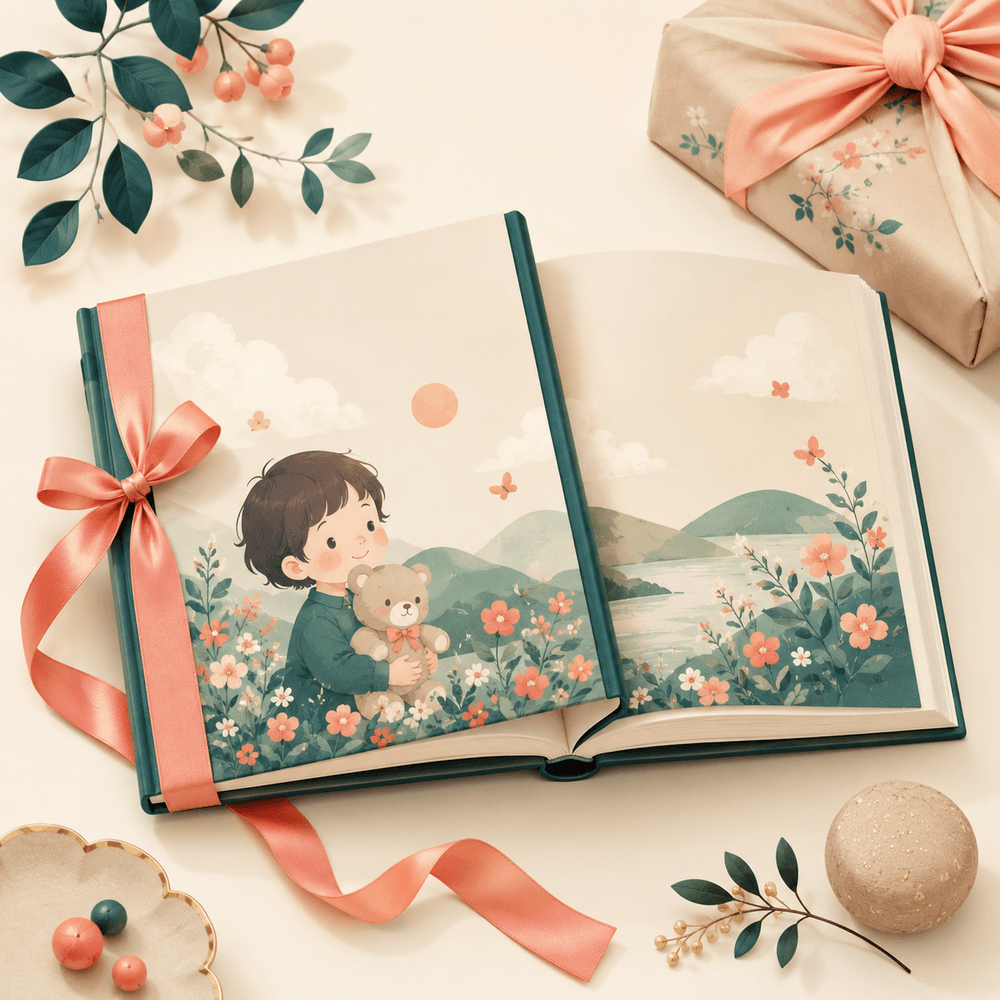 子どもの名前が主人公になる名入れ絵本のイメージ